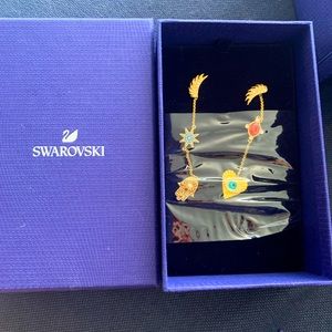 Swarovski crystal goddess earrings